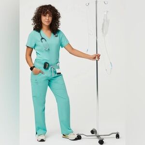 Women’s Figs Fresh Aqua Set Large